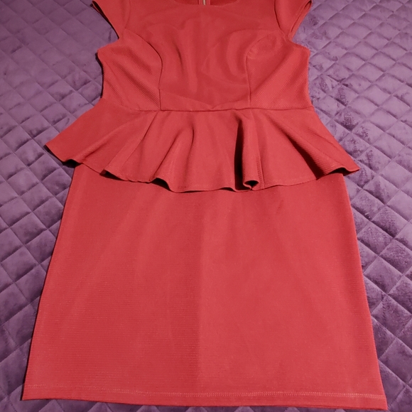 Mossimo Supply Co. Dresses & Skirts - Mossimo Size XXL Red Peplum dress